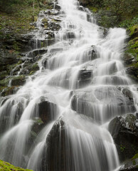 Fototapeta na wymiar USA, Washington State. Central Cascades, South Bessemer area, Bessemer Creek Falls.