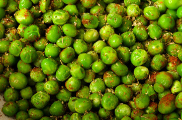 fresh peas/spices