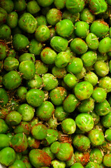 fresh peas/spices