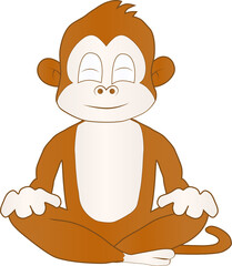A monkey looking for enlightenment