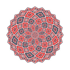 Romanian round design element 16