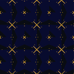  Geometric vector pattern with triangular elements. Seamless abstract ornament for wallpapers and backgrounds. 