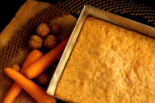 Bizcocho de zanahoria y nueces