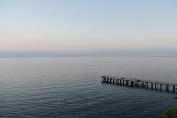 Obraz premium beautiful sea view in the evening