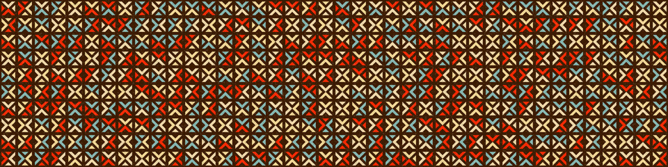 Abstract Geometric Pattern generative computational art illustration