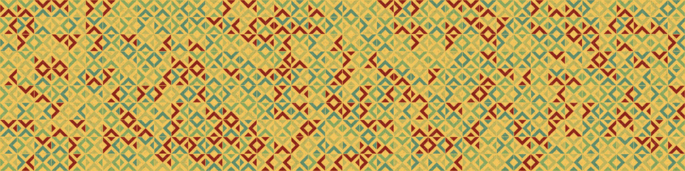 Abstract Geometric Pattern generative computational art illustration