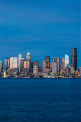 Washington State, Seattle. Skyline at Twilight