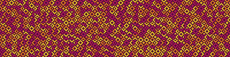 Abstract Geometric Pattern generative computational art illustration