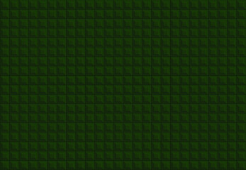 Emerald squares background. Mosaic tiles pattern. Seamless vector illustration.