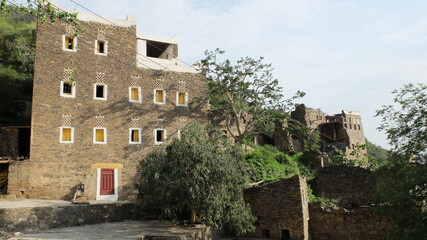 Heritage village of Rijal Almaa in Southern Saudi Arabia