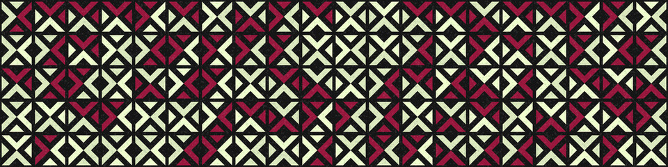 Abstract Geometric Pattern generative computational art illustration