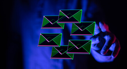 Email Inbox Electronic Communication Graphics Concept