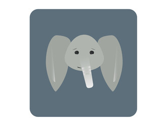 elephant icon in a unique design