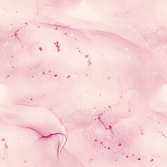 Obraz na płótnie Canvas Alcohol ink pink seamless background. Natural