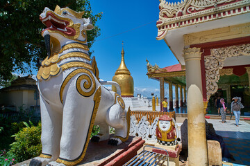 Bupaya pagoda in Old Bagan, Myanmar (Burma)