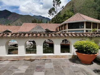 Fototapeta premium Wonderful life in the Sacred Valley of the Incas in Perú. Come to visit this view