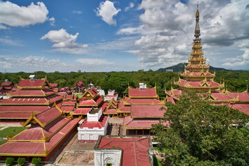 Royal Palace at Mandalay, Myanmar (Burma)
