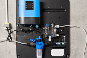 water quality control station solution for swimming pools