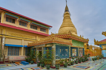 U min thong ze pagoda at Sagaing, Myanmar (Burma)
