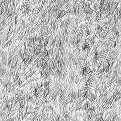 Pencil art seamless pattern, abstract repeat hand drawn sketch texture, natural dark grunge background