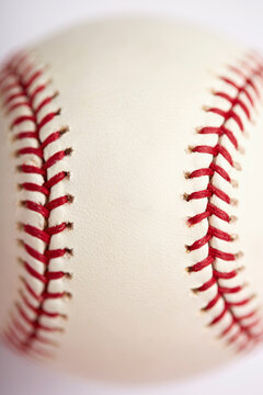 Close up of baseball
