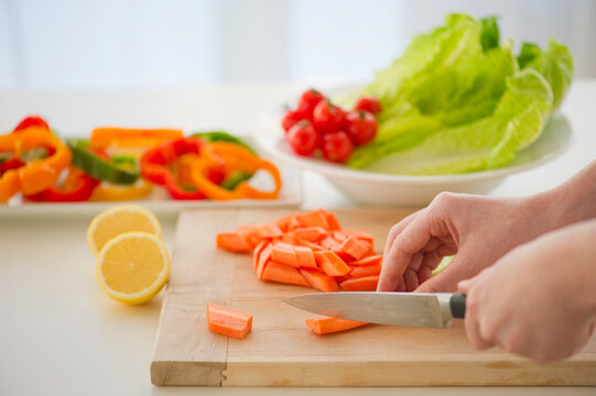 Cutting vegetables