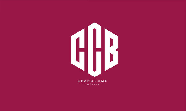 Alphabet letters Initials Monogram logo CCB, CC, CB