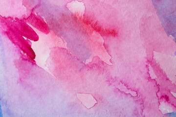 pink blue watercolor art background