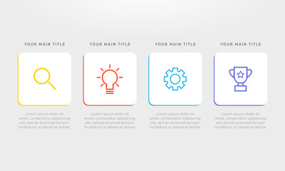 Business infographic template