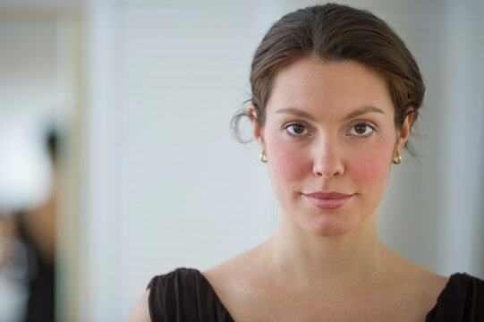 Portrait of young woman