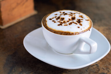 cup of cappuccino