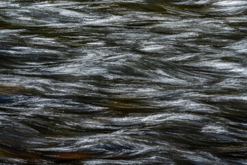 Motion blurred water of Salmon River