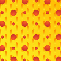 Orange circle concept yellow lines abstract background vector