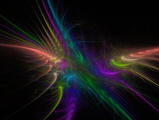 Imaginatory fractal background generated Image