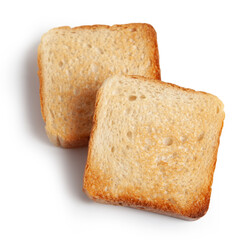 two slices of toasted bread