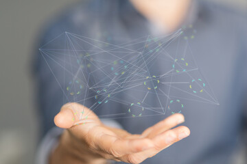 videoconference group of people talking in social network