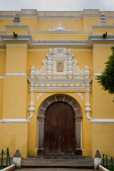 Ornate Door in Guatemalan Church