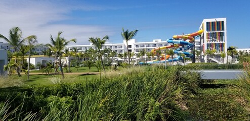 riu république dominicaine glissades sud palmiers hotel 5 étoiles