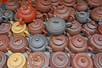 China, Nanjing characteristic Chinese tea cups. - 421658130