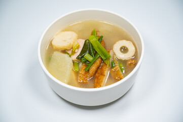 korean style fish cake soup, eomuk tang