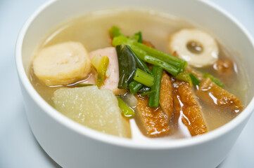 korean style fish cake soup, eomuk tang
