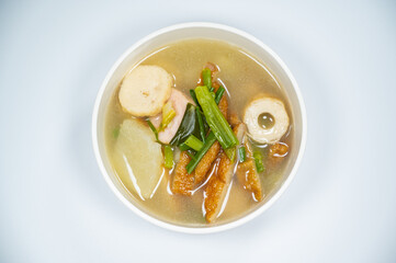 korean style fish cake soup, eomuk tang
