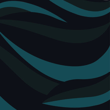 Abstract Dark Blue Graphic Waves Background