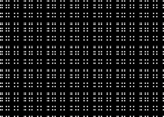 Seamless of geometric pattern. Design dash square tile of white on black background. Design print for illustration, texture, material, wallpaper, background.