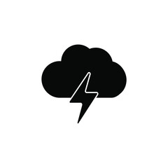 Weather cloudy icon vector 