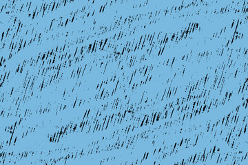 Minimalist abstract background with angled dashed ik lines in black on a blue bacgkround