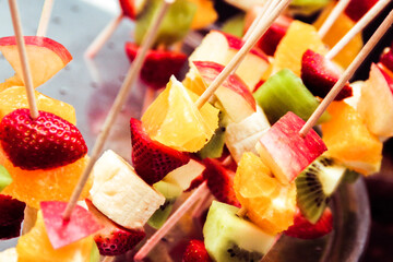 fruit salad on a plate