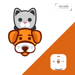 Professional Pet Sitter dog t-shirt design