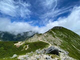山の上から見た世界