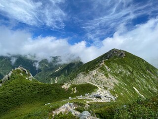 山の上から見た世界